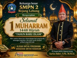 Sambut 1 Muharram 1448 H, SMPN 2 Rejang Lebong Gaungkan Semangat Hijrah untuk Perubahan dan Kebaikan