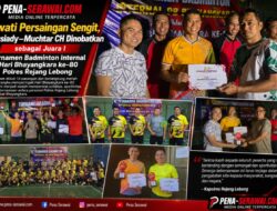 Lewati Persaingan Sengit, P. Yusiady–Muchtar CH Dinobatkan sebagai Juara I Turnamen Badminton Internal Hari Bhayangkara ke-80 Polres Rejang Lebong