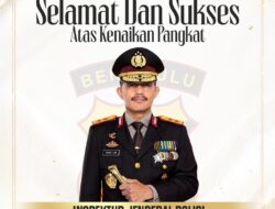 Kapolres Rejang Lebong Beserta Jajaran Ucapkan Selamat, Irjen Pol. Yudhi Sulistianto Wahid Resmi Sandang Pangkat Bintang Dua