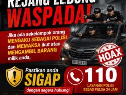 Polres Rejang Lebong Imbau Masyarakat Waspadai Modus Polisi Gadungan, Segera Hubungi 110 Jika Mengalami Kejadian Mencurigakan