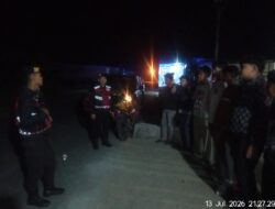 Patroli Malam Sat Samapta Polres Rejang Lebong Sisir Air Meles Bawah, Antisipasi Premanisme, Gengster dan Kejahatan 3C