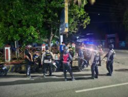 Patroli Malam Sat Samapta Polres Rejang Lebong Sisir Air Putih Lama, Antisipasi Gengster hingga Respons Cepat Aksi Pelemparan Batu