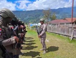 Pengamanan Ibadah di Sinak, Satgas Ops Damai Cartenz Perkuat Rasa Aman Masyarakat