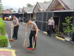 Dukung Program ASRI, Personel Polres Rejang Lebong dan Polsek Jajaran Gelar Kurvei Ciptakan Lingkungan Kerja Bersih dan Nyaman