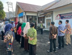 Polantas Rejang Lebong Edukasi Pegawai Disperindagkop, Tingkatkan Kesadaran Tertib Berlalu Lintas Demi Tekan Angka Kecelakaan
