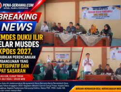 Pemdes Duku Ilir Gelar Musdes RKPDes 2027, Wujudkan Perencanaan Pembangunan yang Partisipatif dan Tepat Sasaran