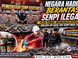 Negara Hadir Berantas Senpi Ilegal, Polda Sumsel Musnahkan Ratusan Senjata Api Hasil Ops Senpi Musi 2026