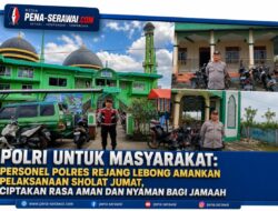 Polri untuk Masyarakat: Personel Polres Rejang Lebong Amankan Pelaksanaan Sholat Jumat, Ciptakan Rasa Aman dan Nyaman bagi Jamaah