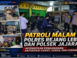 Patroli Malam Polres Rejang Lebong dan Polsek Jajaran Intensifkan Pengamanan, Antisipasi Curat, Curas, dan Curanmor