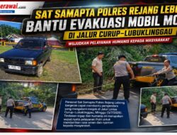 Sat Samapta Polres Rejang Lebong Bantu Evakuasi Mobil Mogok di Jalur Curup–Lubuklinggau, Wujudkan Pelayanan Humanis kepada Masyarakat