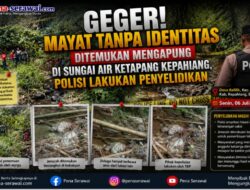 Geger! Mayat Seorang laki-laki Tanpa Identitas Ditemukan Mengapung di Sungai Air Ketapang Kepahiang