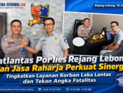 Satlantas Polres Rejang Lebong dan Jasa Raharja Perkuat Sinergi, Tingkatkan Layanan Korban Laka Lantas dan Tekan Angka Fatalitas