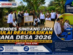 Pemdes Sindang Jaya Mulai Realisasikan Dana Desa 2026, Bangun Jalan Lapen dan Salurkan BLT-DD untuk Tiga KPM