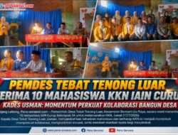 Pemdes Tebat Tenong Luar Terima 10 Mahasiswa KKN IAIN Curup, Kades Usman: Momentum Perkuat Kolaborasi Bangun Desa