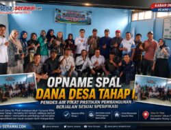 Opname SPAL Dana Desa Tahap I, Pemdes Air Pikat Pastikan Pembangunan Berjalan Sesuai Spesifikasi