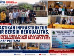 Pastikan Infrastruktur Air Bersih Berkualitas, Pemdes Tebat Pulau Gelar Opname Pengadaan Pipa PAM Dana Desa 2026 Tahap Pertama