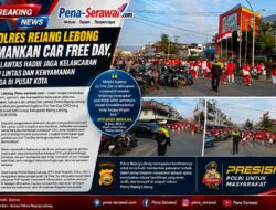Polres Rejang Lebong Amankan Car Free Day, Sat Lantas Hadir Jaga Kelancaran Lalu Lintas dan Kenyamanan Warga di Pusat Kota