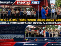 Kapolres Rejang Lebong Perkuat Sinergi dengan Damkar, Tingkatkan Kesiapsiagaan Hadapi Karhutla dan Situasi Darurat