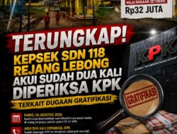 Terungkap! Kepsek SDN 118 Rejang Lebong Akui Sudah Dua Kali Diperiksa KPK Terkait Dugaan Gratifikasi