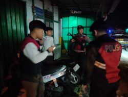Patroli Malam Sat Samapta Polres Rejang Lebong Persempit Ruang Gerak Premanisme dan Kejahatan 3C, Kota Curup Tetap Kondusif