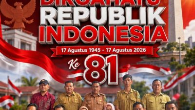 Pemdes Mojorejo Sampaikan Ucapan Dirgahayu ke-81 Republik Indonesia