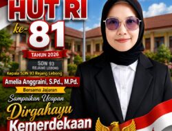 Semarak HUT RI ke-81, Kepala SDN 93 Rejang Lebong Bersama Jajaran Kobarkan Semangat Kemerdekaan