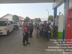 Jaga Kamtibmas Tetap Kondusif, Sat Samapta Polres Rejang Lebong Sasar Titik Rawan 3C dan SPBU