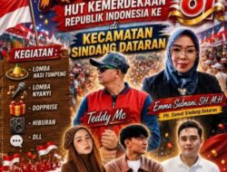Plt Camat Emma Sulmani Ajak Warga Meriahkan Pesta Rakyat HUT RI ke-81, Sindang Dataran Siapkan Ragam Lomba dan Hiburan