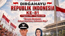 Rayakan HUT RI ke-81, Pemdes Tebat Tenong Luar Ajak Warga Perkuat Persatuan dan Bangun Desa