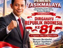 PEMDES Tasikmalaya Sampaikan Ucapan HUT ke-81 Kemerdekaan Republik Indonesia