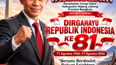 PEMDES Tasikmalaya Sampaikan Ucapan HUT ke-81 Kemerdekaan Republik Indonesia