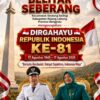 Pemdes Belitar Seberang Sampaikan Ucapan HUT ke-81 Kemerdekaan RI