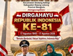 Pemdes Belitar Seberang Sampaikan Ucapan HUT ke-81 Kemerdekaan RI