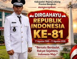 Pemdes Batu Dewa Sampaikan Ucapan HUT ke-81 Kemerdekaan RI
