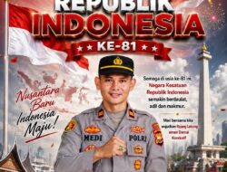 Semarak HUT RI ke-81, Kapolsek Kota Padang Ajak Masyarakat Wujudkan Rejang Lebong Aman dan Kondusif