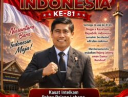 HUT RI ke-81, Kasat Intelkam Polres Rejang Lebong Ajak Masyarakat Perkuat Persatuan dan Jaga Kamtibmas