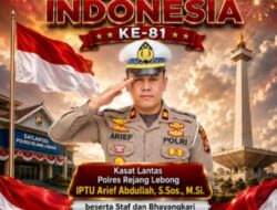 HUT RI ke-81, Kasat Lantas Polres Rejang Lebong Ajak Masyarakat Jadikan Semangat Kemerdekaan sebagai Penguat Persatuan