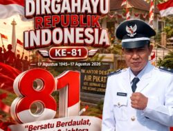 Pemdes Air Pikat Kobarkan Semangat Kemerdekaan, Karniawan Ajak Warga Bersatu dan Bangun Desa