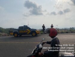 Patroli Sore, Sat Samapta Polres Rejang Lebong Sasar Tikungan Mahi Antisipasi 3C dan Balap Liar