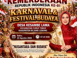 Catat Tanggalnya! 22 Agustus 2026 Pukul 07.45 WIB, Kesambe Lama Siap Gegarkan HUT RI ke-81 Lewat Karnaval dan Festival Budaya Nusantara