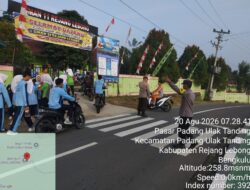 PERSONEL POLRES REJANG LEBONG DAN POLSEK JAJARAN LAKSANAKAN STRONG POINT PAGI