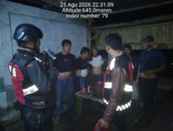 Patroli Malam Sat Samapta Polres Rejang Lebong Sasar Sejumlah Titik, Antisipasi 3C dan Premanisme