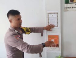Bhabinkamtibmas Polres Rejang Lebong Gencarkan Sosialisasi Larangan Karhutla, Warga Diingatkan Ancaman Sanksi Hukum