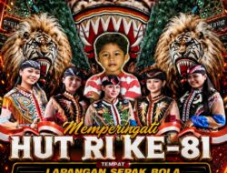👉 Reog Ponorogo ‘SONGGO BUONO’ Siap Guncang Sindang Dataran, Meriahkan HUT ke-81 RI
