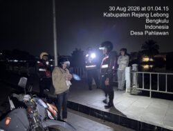 Sisir Kota Curup, Tim BONTE Polres Rejang Lebong Cegah Kejahatan C3