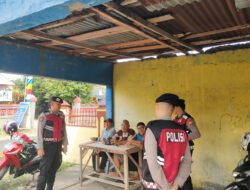 Berikan Rasa Aman kepada Warga, Sat Samapta Polres Rejang Lebong Gencarkan Patroli Dialogis di Air Meles Bawah