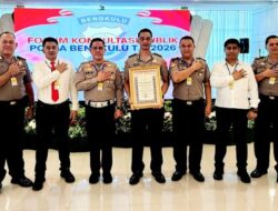POLRES REJANG LEBONG  RAIH PENGHARGAAN PELAYANAN PUBLIK