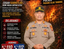 Kapolsek Padang Ulak Tanding Imbau Warga Cegah Karhutlah, Jangan Bakar Lahan Sembarangan