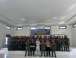 Cegah Pelanggaran dan Kecelakaan, Satlantas Polres Rejang Lebong Gencarkan Edukasi Lalu Lintas di Yonif 144