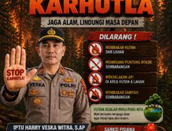 Cegah Karhutla, Polsek Sindang Kelingi Gencarkan Imbauan: Bakar Hutan dan Lahan Bisa Berujung Pidana